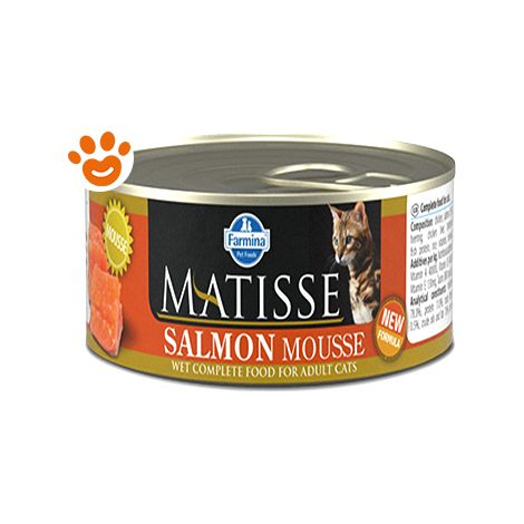Farmina Matisse Cat Mousse Salmone - Farmina Matisse Cat Mousse Salmone - Lattina Da 85 Gr