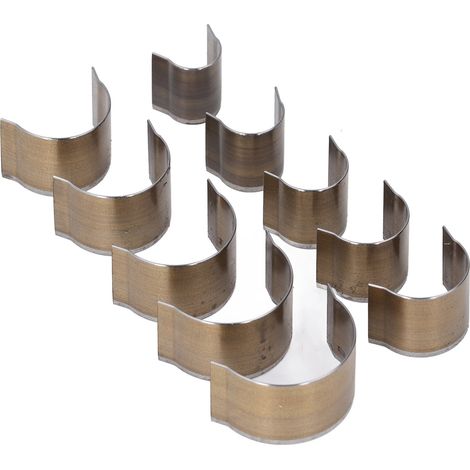 10 Pièces Poinçon à Cuir pour Bracelet et Montre, Kit Outils de Maroquinerie, Poinçons Ronds pour Travail du Cuir Artisanal (1/5)