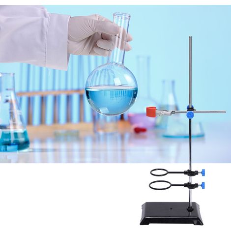 Support de laboratoire pour flacons chimiques, pince pour instruments d'expérimentation. (1/5)
