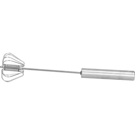 Halbautomatischer Eierquirl aus Edelstahl, kleiner Handmixer für die Küche (30 cm) (1/5)