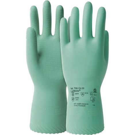 Gants chimiques HONEYWELL Lapren 706 taille 10 vert 10 paires ( 4000371621 ) (1/4)