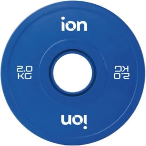 Disque Olympique Fractionnel - 1 Unité - Caoutchouc et Acier - Micro-progression - Haltérophilie - 0,5 à 2,5 kg (1/2)