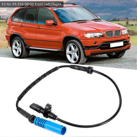 Compatible avec les modèles X5 E532000-2003, capteurs de vitesse de roue avec système de freinage antiblocage ABS, avant gauche/droite. (1/5)