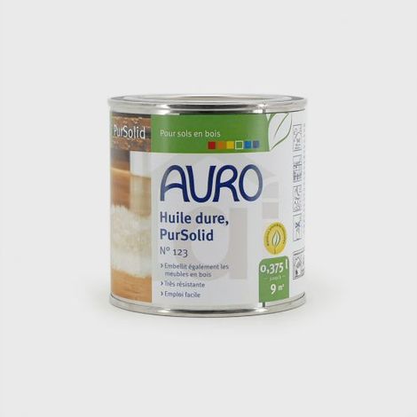 Huile dure pour bois Pursolid n°123 AURO, (1/4)