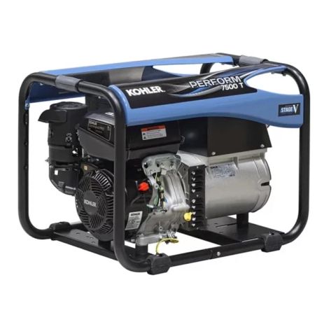 Sdmo – Groupe électrogène essence triphasé 8,1 kVA – Moteur KOHLER – Autonomie 2,80 h – Puissance sonore 69 dB(A) – Réservoir 7,3 litres