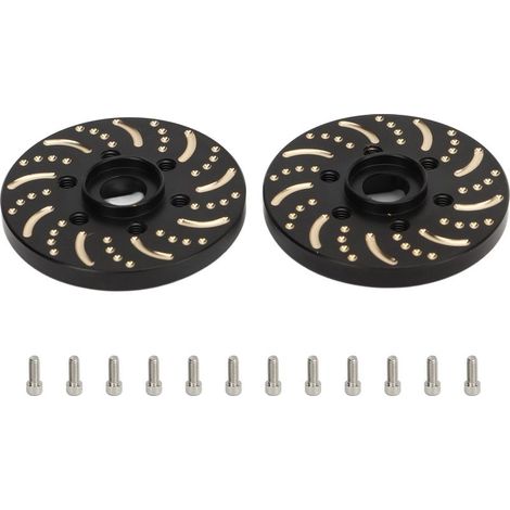 Poids d'équilibrage en laiton pour jantes Beadlock de 1,9 à 2,2 pouces (9 mm) avec adaptateur hexagonal à 6 trous. (1/4)