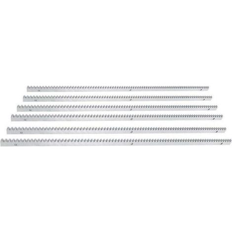 Gojoy – Rail denté 6 m pour portail coulissant – Charge maximale 2000 kg – Pour béton armé – Indice d'étanchéité IP44
