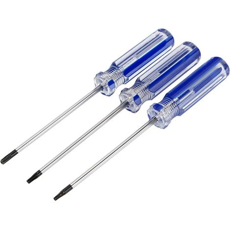 Tournevis Torx T8, T9 et T10 avec embout de sécurité magnétique, kit de tournevis de précision pour la réparation des manettes PS4 (1/4)