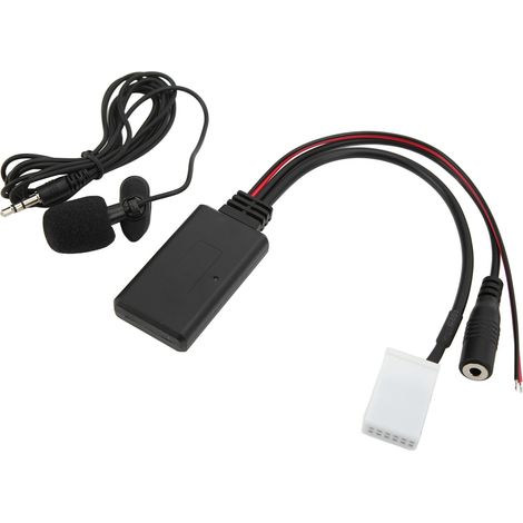 Adaptateur audio auxiliaire Bluetooth RD4 12 broches pour autoradio Citroën C2 C3 C4 C5 C6 C8 avec microphone (1/5)