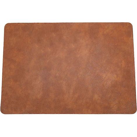 Tapis imperméable pour chien, tapis pour gamelles d'eau et de nourriture, tapis pour gamelles de chat, tapis de table imperméables et antidérapants pour chiens et chats - Marron (1/5)