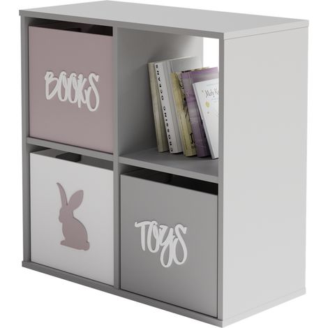 Libreria a Cubi Loni 2x2 Bianca (1/4)
