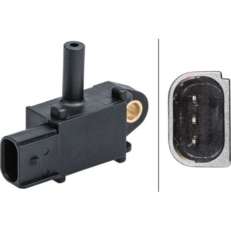 Capteur, pression des gaz échappement Hella 6PP 009 409-541 FORD 137423 2507423