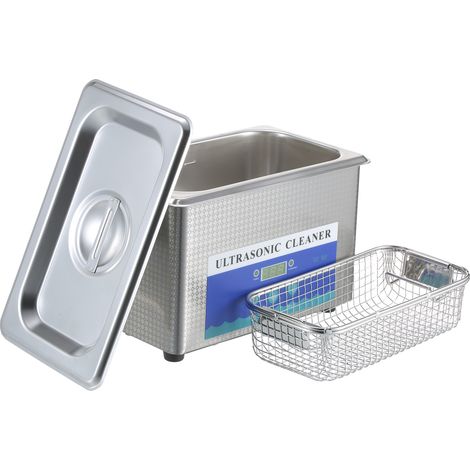 Nettoyeur ultrasonique numérique 900mL, Machine de nettoyage de lunettes domestiques, outil de nettoyage de bijoux en acier inoxydable, Instrument de nettoyage de brosse à dents, prise ue (1/5)