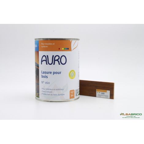 Lasure pour bois n°160 AURO, Terre d'Ombre -