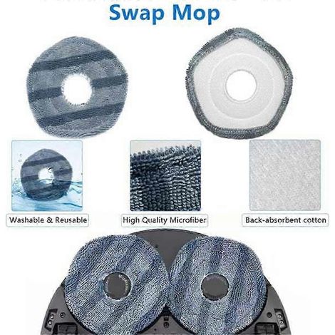 Kit de 35 piezas de cepillo, filtro y paño de fregona para aspiradora Eufy X10 Pro Omni, repuestos, edición Pa 0710 (1/4)