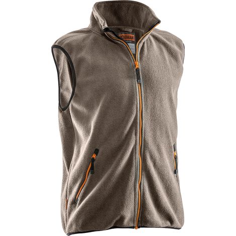 Jobman Fleeceweste 7501 Khaki Größe M