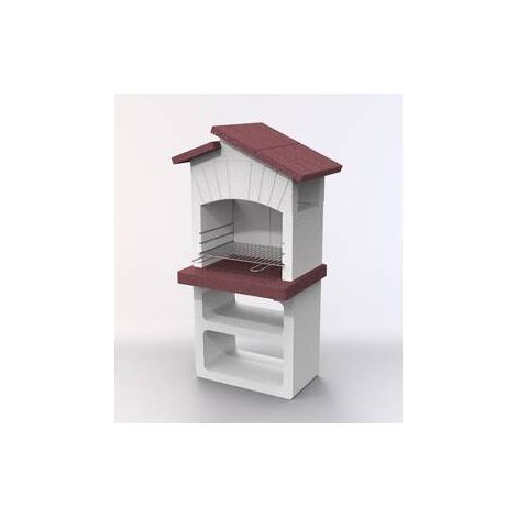 BARBECUE IN MURATURA 68X58X156 CM ELBA