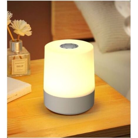 3 Couleurs Lampe de Chevet LED, Petite Lampe de Table Sans Fil, Lampe de Chevet à Intensité Variable Touch, Veilleuse LED, Rechargeable par USB, pour Enfants, Chambre à Coucher, Salon, Bureau (1/5)