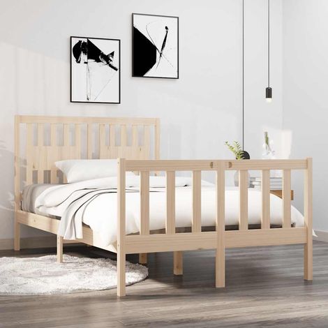 Massivholzbett 120x190 cm vidaXL (1/5)