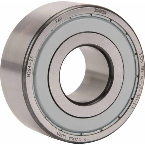 Rodamiento de bolas de contacto angular 25x62x25,4 mm INA/FAG 3305BDXL2ZTVHC3 (1/2)