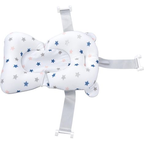 Tapis de bain pour bébé, mignon, élégant, doux et respirant, coussin flottant pour le bain des nouveau-nés. (1/5)