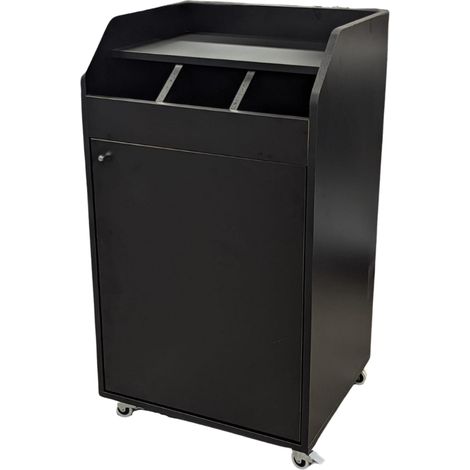 Desserte de service compacte professionnelle - bois noir - GOLDINOX (1/3)