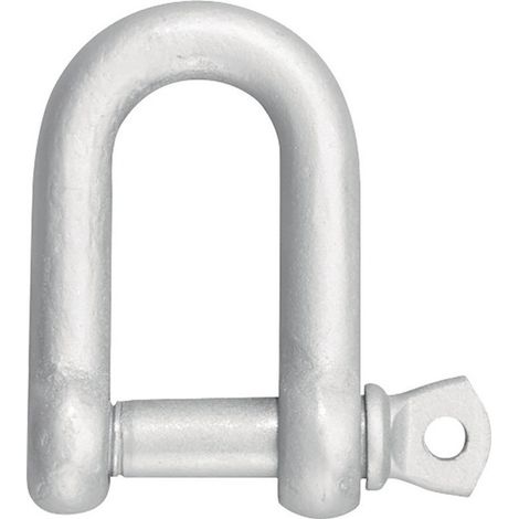 Portata grillo 200 kg pinza / bullone 8 mm forma diritta UC - 25 pezzi (per 25)