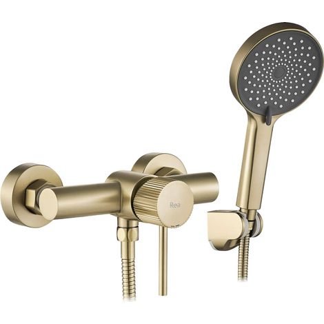 Grifo De Ducha Rea Lungo Stripe Brush Gold (1/5)