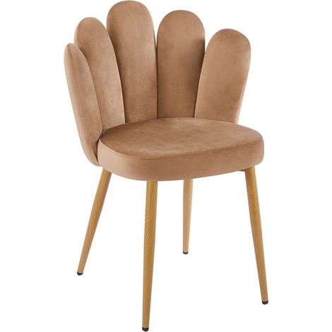 Sillas Comedor - Silla Kelya Terciopelo - Champán