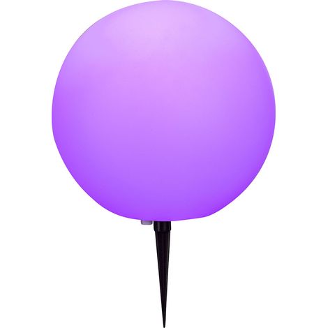 Globo - lampada da terra - Toula - bianco - plastica - Ø 30cm - (1/4)