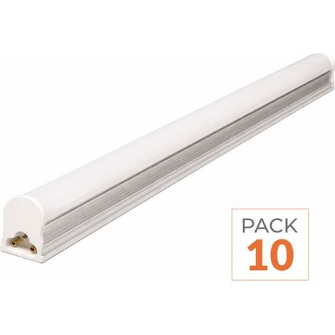 Pack de 10 - Tube néon LED 120cm T5 18W - Blanc Froid 6000K - 8000K - SILAMP