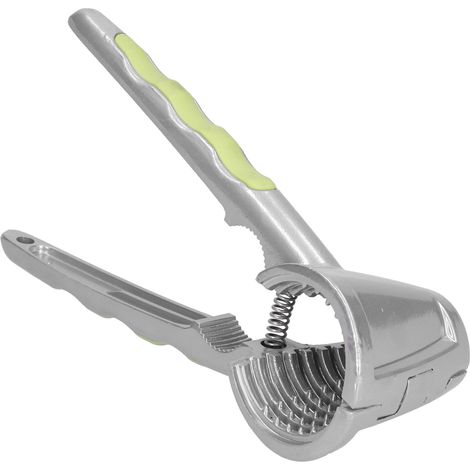 Ouvre-noix multifonction avec aiguille intégrée, durable et pratique pour cuisine - Jaune (1/5)