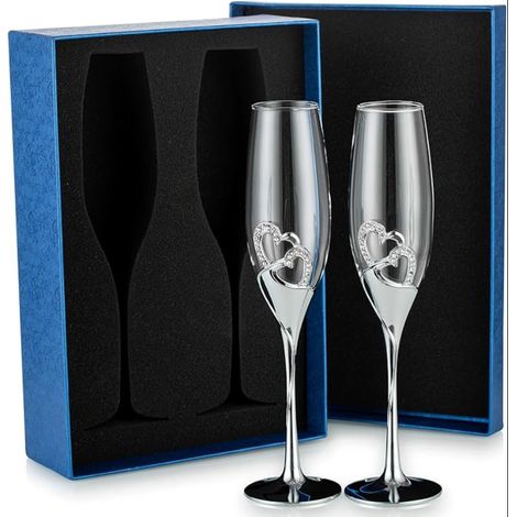 Wine Tumbler Diamond Enamel Crystal Cup Heart Shaped Champagne Home Decoration (1/5)