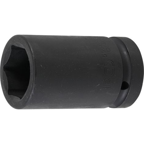 Llaves de vaso impacto hexagonal, largo  entrada 25 mm (1")  34 mm