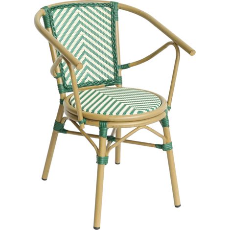 Fauteuil de terrasse ALIZEE en Aluminium et Textilène