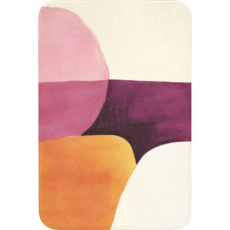 TAPPETINO PER WC Forme - Astratte - Colorate 60x90 cm