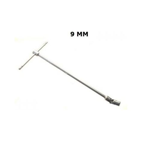 CHIAVE A T CON SNODO SNODABILE MISURA 9 MM MANICO SCORREVOLE