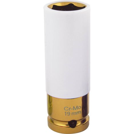 Douille choc gainée 1/2" 19mm or Cr-Mo pour jantes - SA 5017 - CLAS Equipements (1/2)