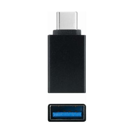 Adaptador USB 3.1 Nanocable 10.02.0010/ USB Hembra - USB-C Macho (1/4)