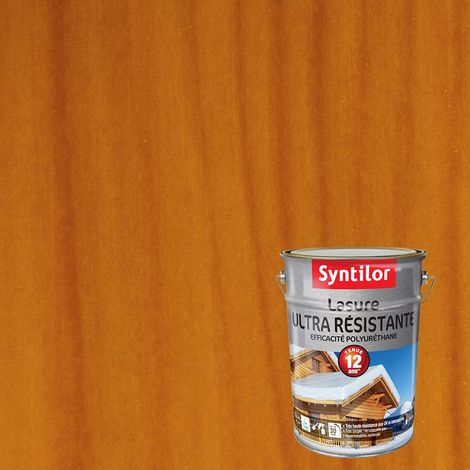 Lasure Ultra Résistante 12 Ans Chêne Clair Satiné 5L (1/4)