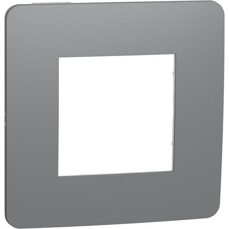 Marco 1 elemento STUDIO gris blanco SCHNEIDER NU280221