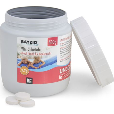 500 g BAYZID® Mini - Chlortabs 2,7 g für kleine Pools