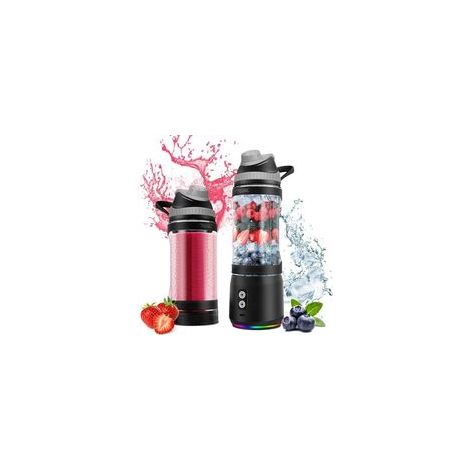 Tragbarer Mixer – 700 ml – 6000 mAh – 2 Modi – 2000 U/min – Edelstahl (1/5)