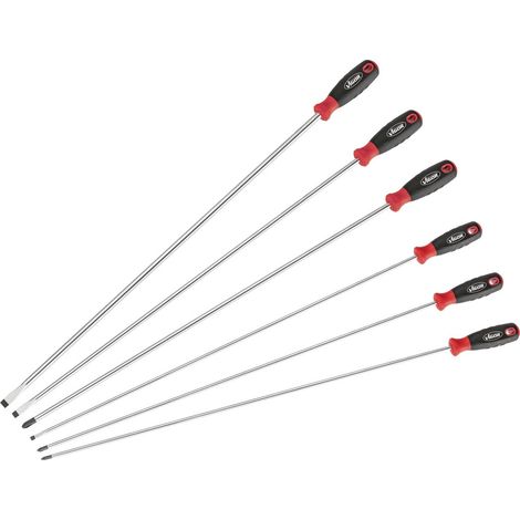 Vigor V4432/6 Schraubendreher-Set Schlitz, Kreuzschlitz Phillips