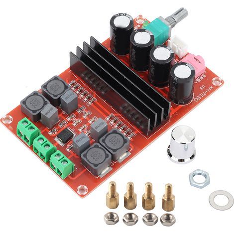 2x100W Hochleistungs-Stereo-Digital-Audioverstärker DC12-24V (1/5)