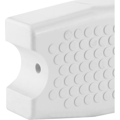 [Escalón de repuesto] Taburete de plástico blanco antideslizante para spa y piscina, 49 x 10 cm, incluye 6 accesorios. (1/5)