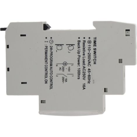 Minuteur 24 heures SUL180, minuterie automatique haute précision avec voyant lumineux, 110–250 V (1/5)