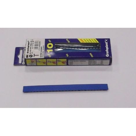 Grafoplast Bl117Geebw stecche Big E 1Bl 10pz segnaletica cavi grande3MIKE727018118