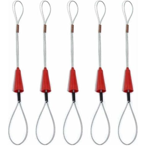 Alovez - Aiguille Tire-Fil Outil D'aide à L'installation De Câbles D'électricien Dispositif De Filetage De Câbles Traction De Fil D'outil De Fixation De Bande De Poisson,(5pcs) (1/5)
