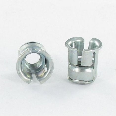 Ecrou Cage Rond M6 Epaisseur tole 0.7 à 4 CV4826HG Acier zingué-100 pièces